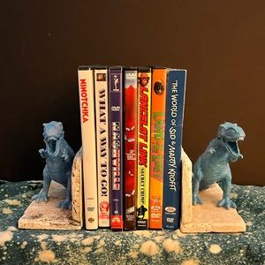 Dinosaur Bookends Tyrannosaurus Glow in the Dark
